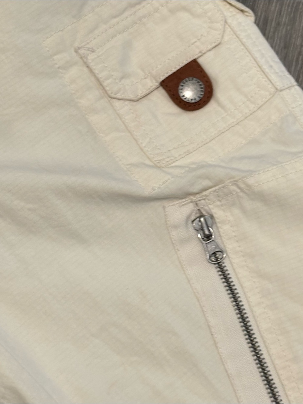 VTG Lauren Ralph Lauren cream low rise cargo pants - Picture 4 of 6